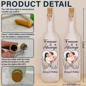 Personalized Bottle Light - Custom Photo You & Me We Got This (4) Personalized Bottle Light - Custom Photo You & Me We Got This (4)