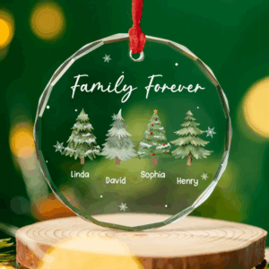 Personalized Custom Glass Ornament - Our Friendship Sparkles Every Christmas (3)