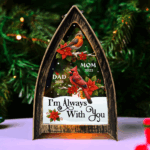 Personalized Custom Table Lantern I Am Always With You 1