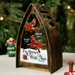 Personalized Custom Table Lantern - I Am Always With You (2)