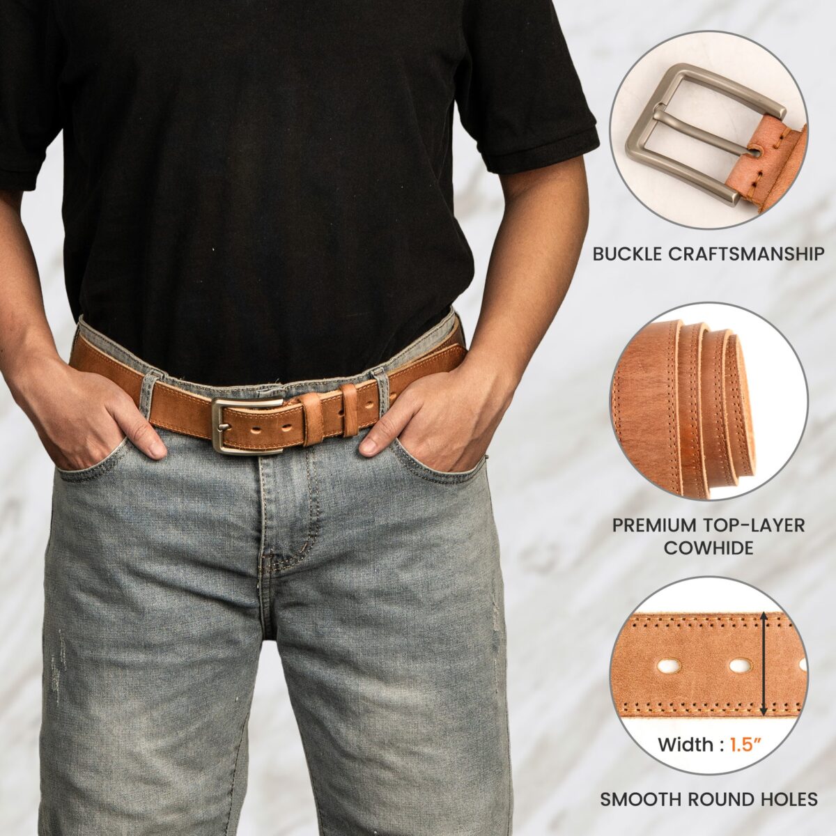Personalized Cowhide Belt (2) Personalized Cowhide Belt (2)
